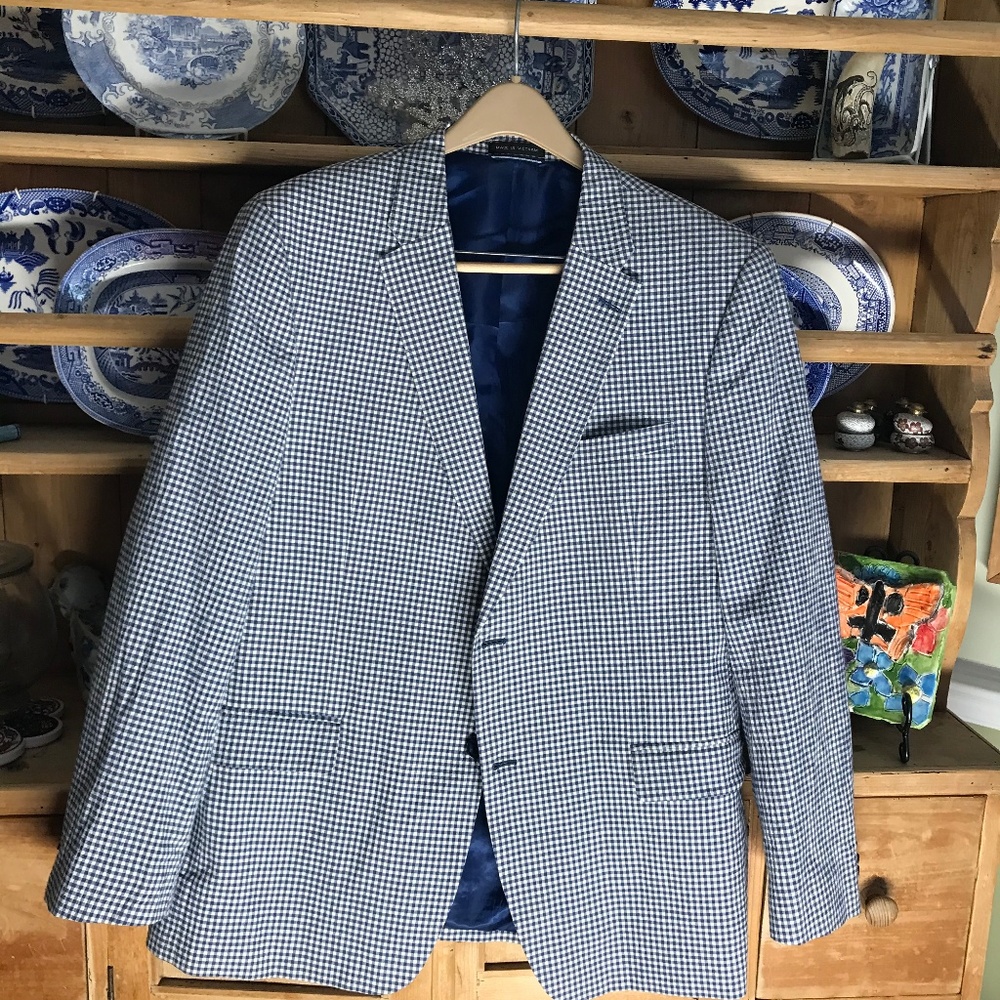 Tommy Hilfiger check seersucker sportscoat
